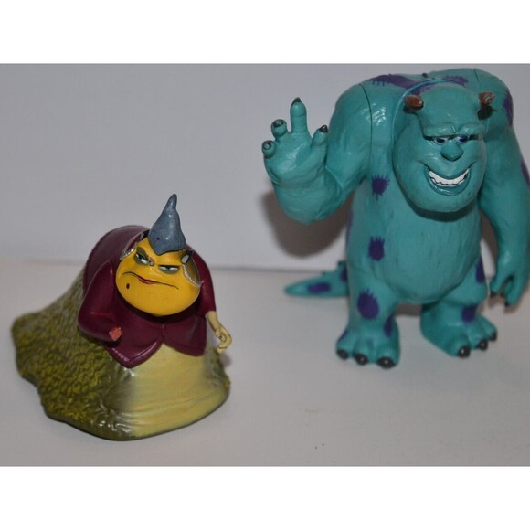Disney Pixar Monsters Inc University Figures Playset Cake Toppers PVC 4pc - Picture 2 of 8